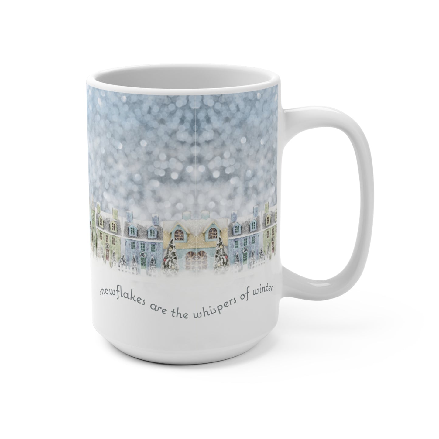 Winter Wishes Holiday Mug 15 oz Christmas Gift