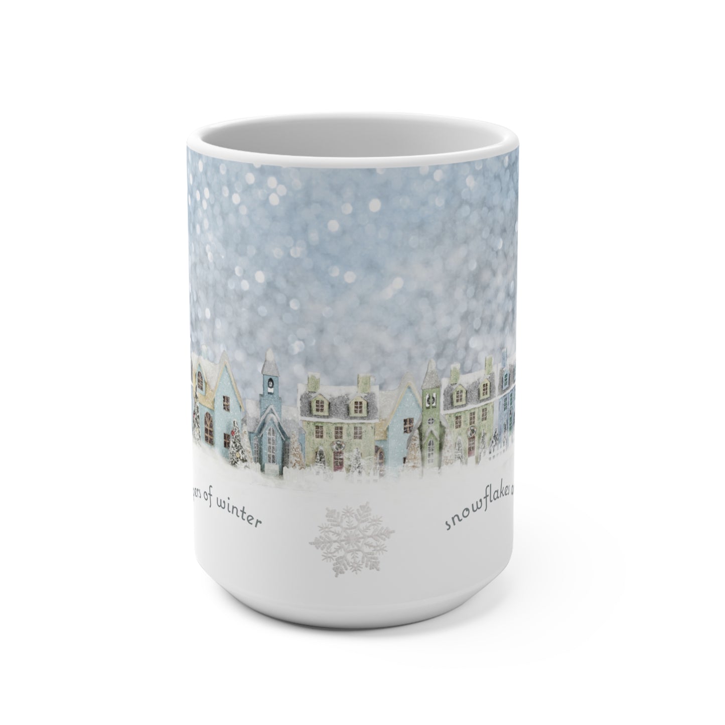 Winter Wishes Holiday Mug 15 oz Christmas Gift