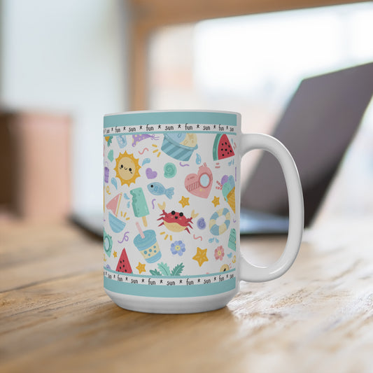 Whimsical Summer Fun Mug