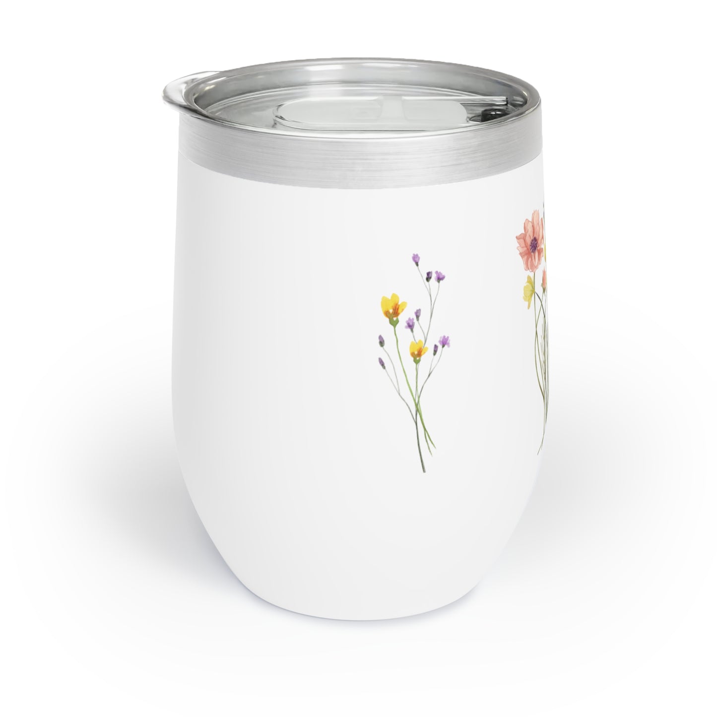 Delicate Blossoms of Wisdom Wine Tumbler