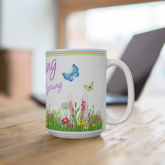 Spring Has Sprung Floral Mug