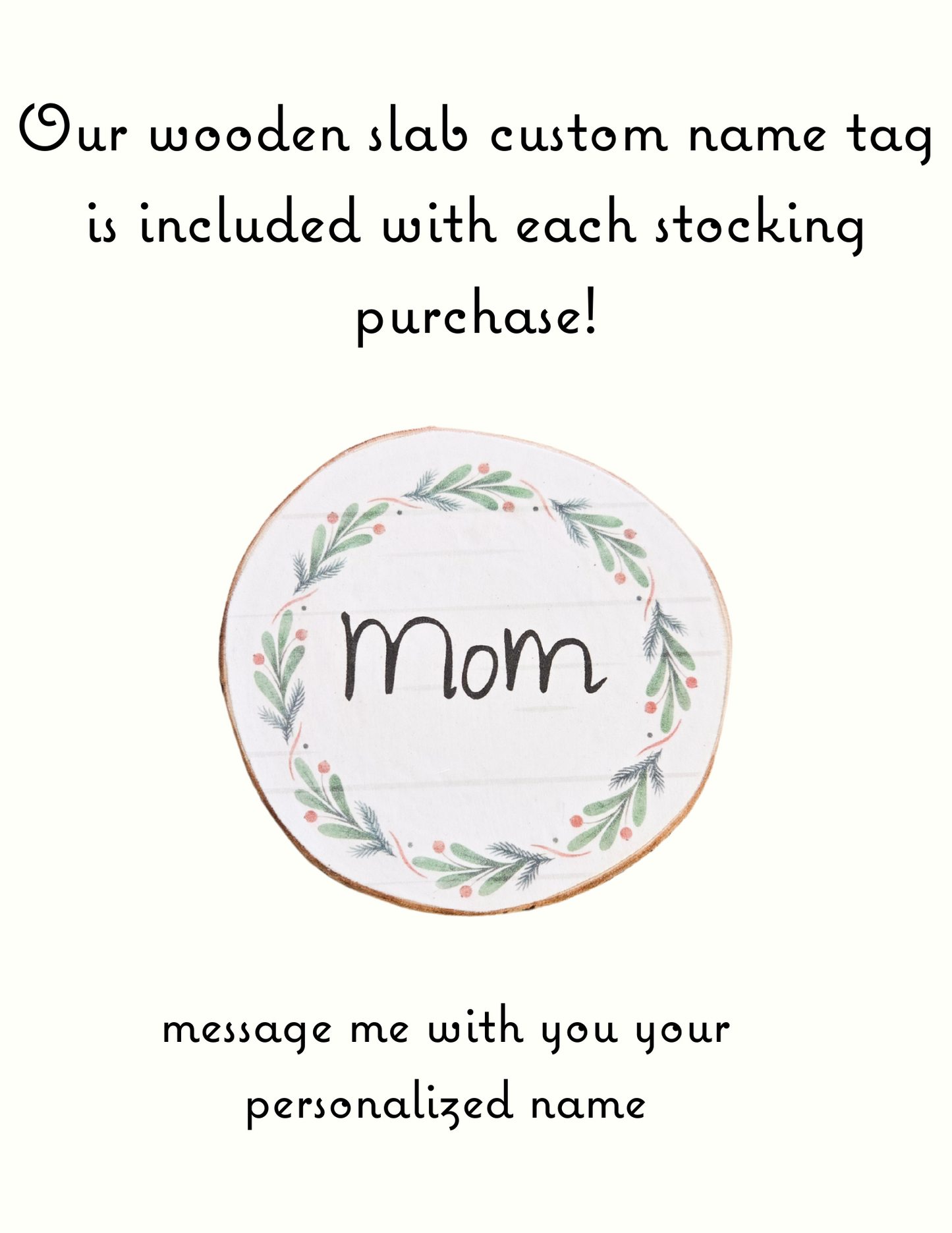 Woodland Calm Crochet Christmas Stockings - Rustic Holiday Decor in Light Green, Cream & Bark