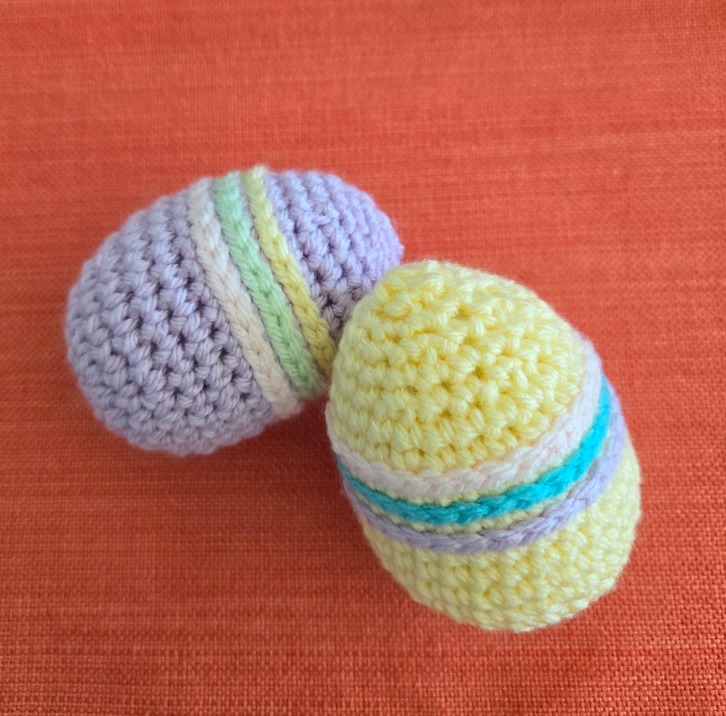 Pastel Crochet Eggs