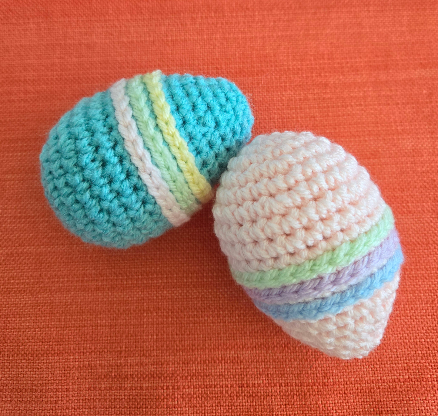 Pastel Crochet Eggs