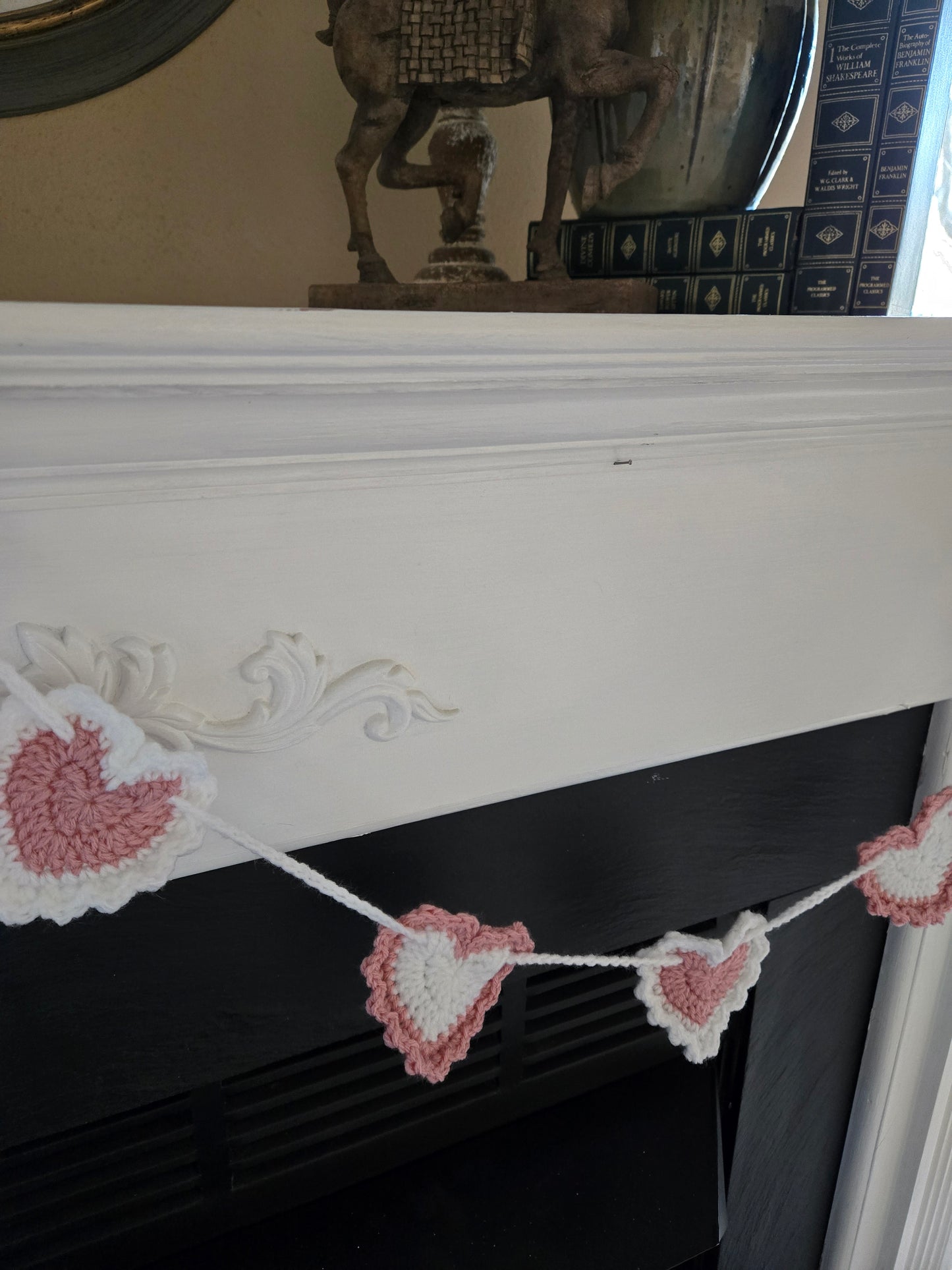 Crochet Heart Garland