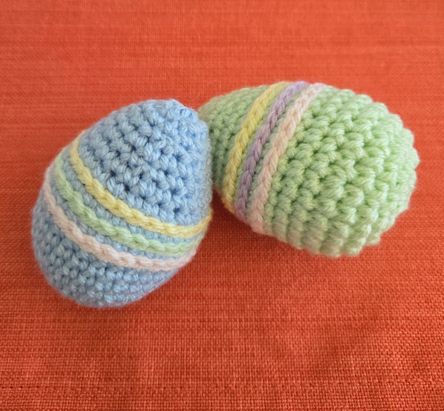 Pastel Crochet Eggs