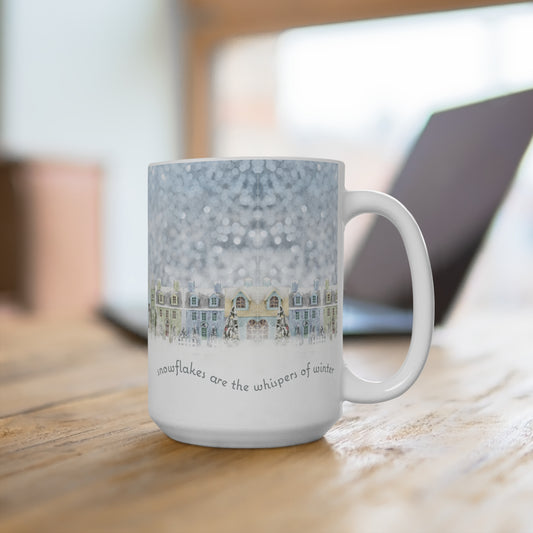 Winter Wishes Holiday Mug 15 oz Christmas Gift