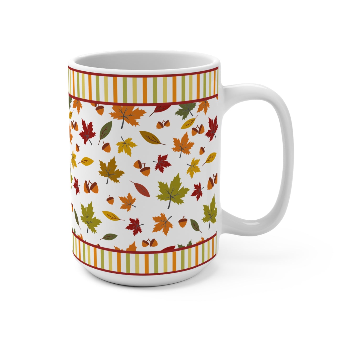 15 oz Fall Coffee Mug – Cozy Autumn Vibes Ceramic Mug