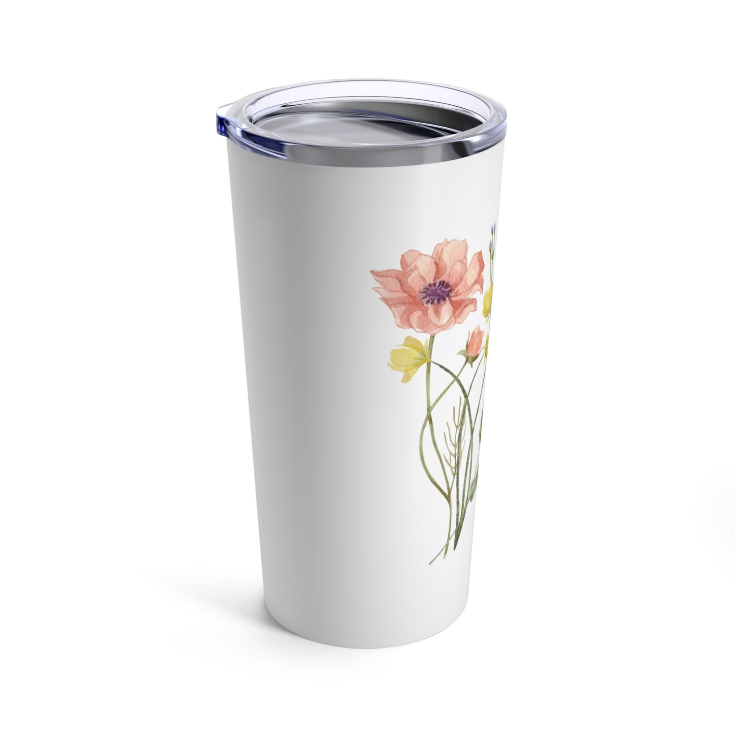 Blossoms of Wisdom Floral Tumbler