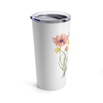 Blossoms of Wisdom Floral Tumbler