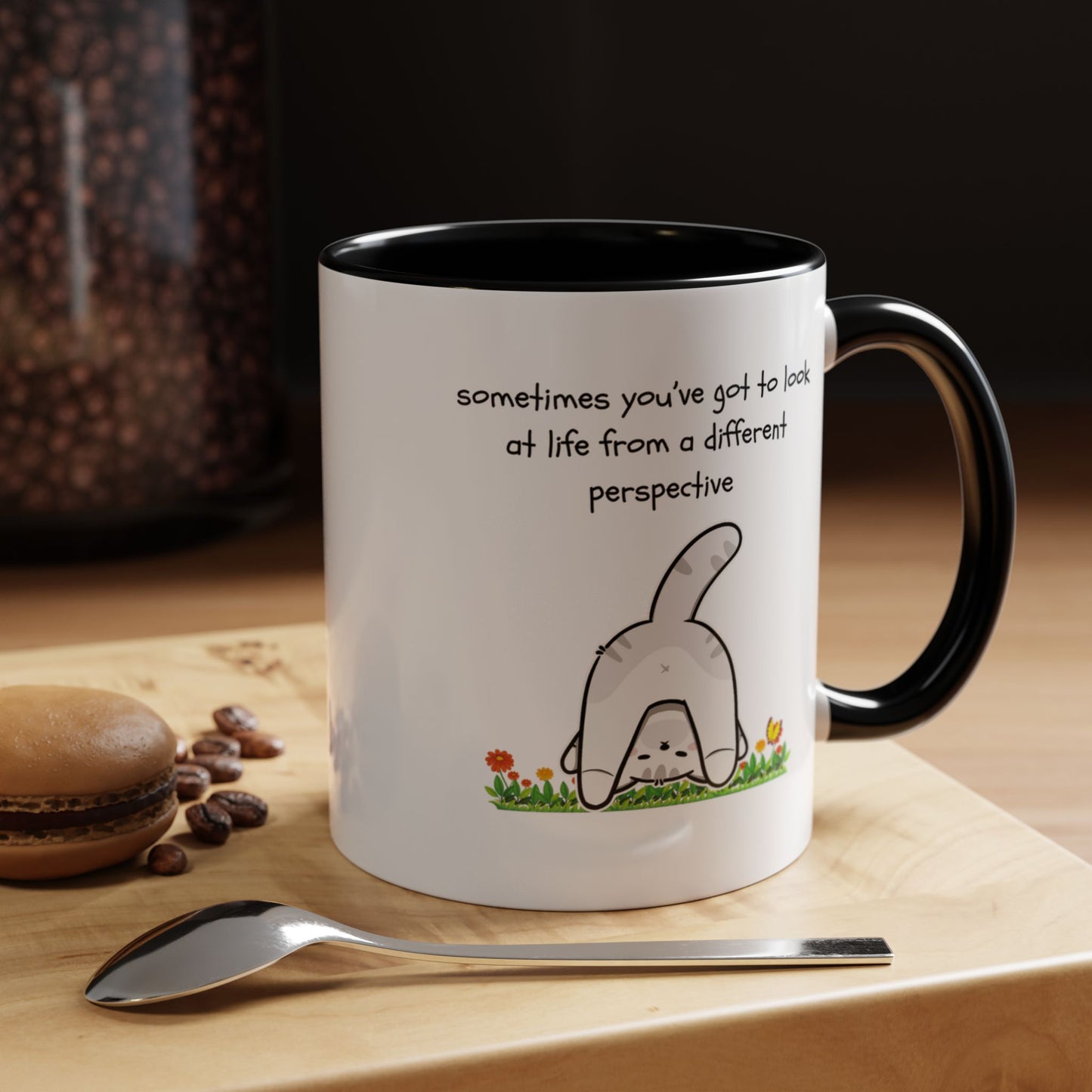 Different Perspective Accent Coffee Mug