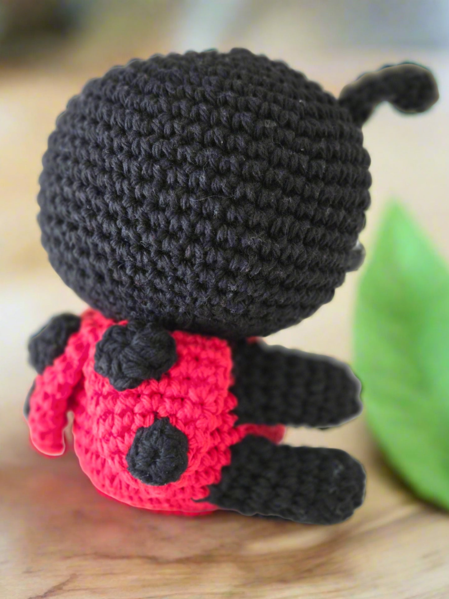 Adorable Handmade Crochet Ladybug Plushie - Perfect Gift