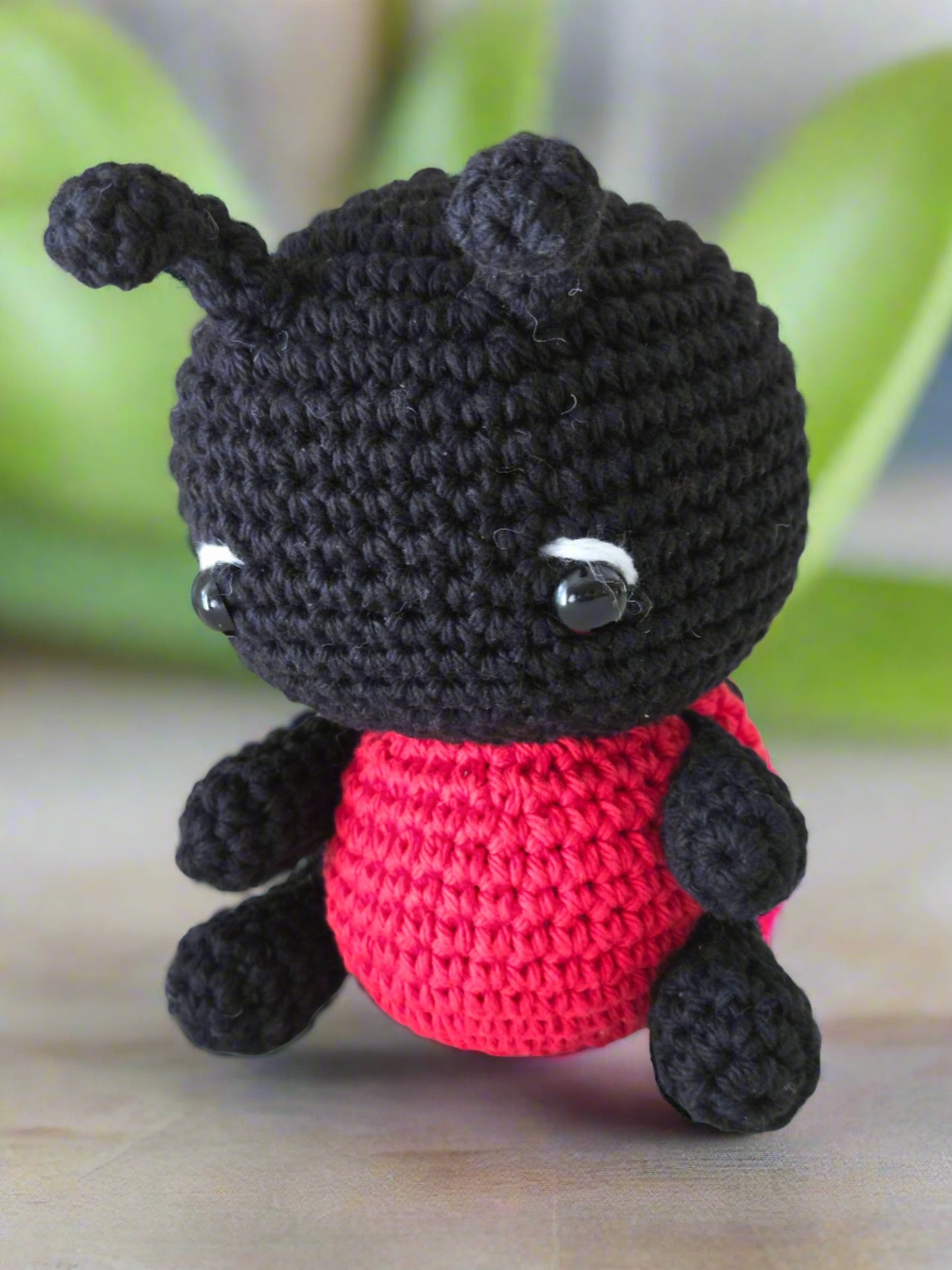 Adorable Handmade Crochet Ladybug Plushie - Perfect Gift