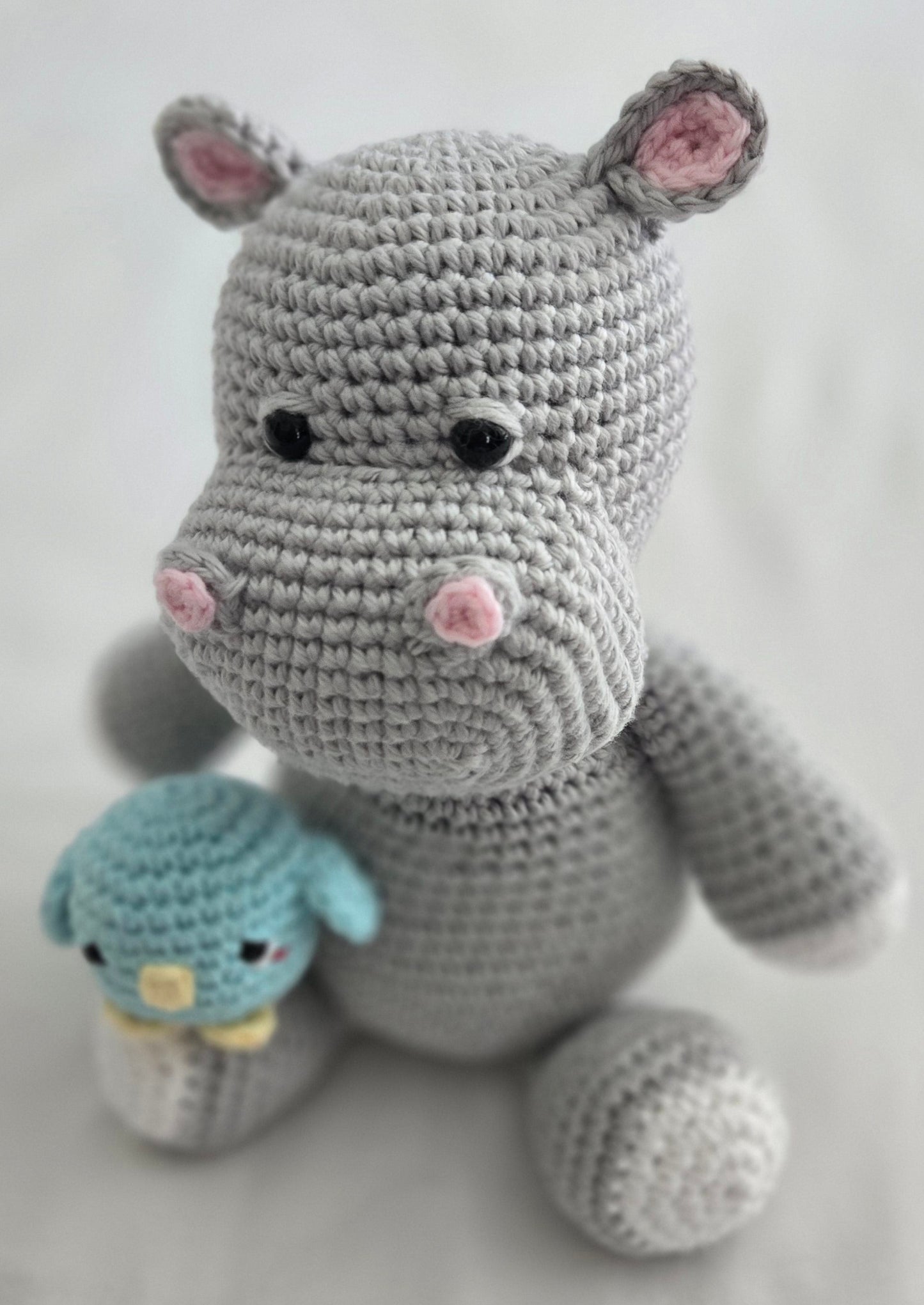 Handmade Crochet Baby Bundle: Blanket, Receiving Blankets & Plush Toy