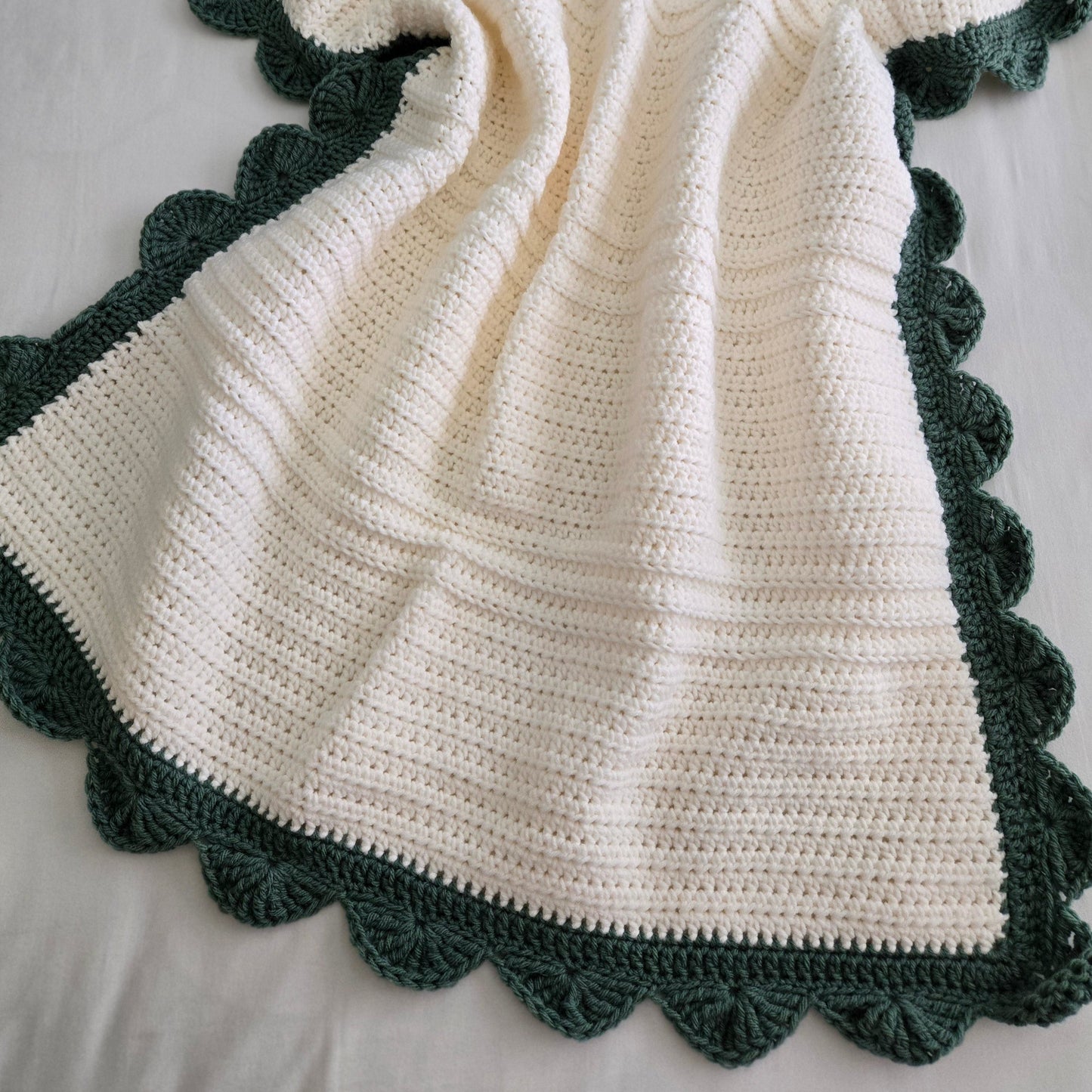 Handmade Crochet Baby Bundle: Blanket, Receiving Blankets & Plush Toy