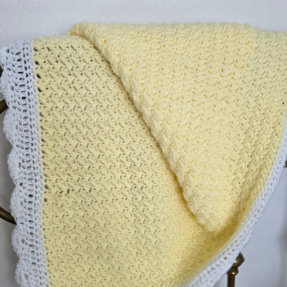 Handmade Crochet Baby Bundle: Blanket, Receiving Blankets & Plush Toy