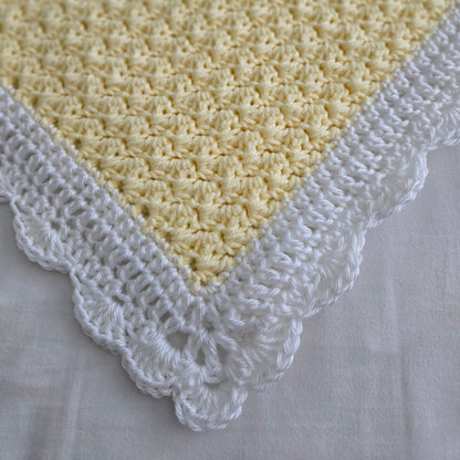 Handmade Crochet Baby Bundle: Blanket, Receiving Blankets & Plush Toy