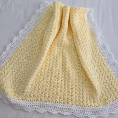 Handmade Crochet Baby Bundle: Blanket, Receiving Blankets & Plush Toy