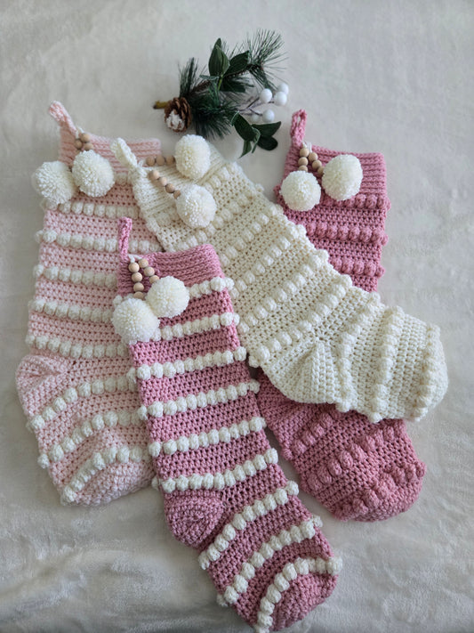 Blush Noel Christmas Stockings