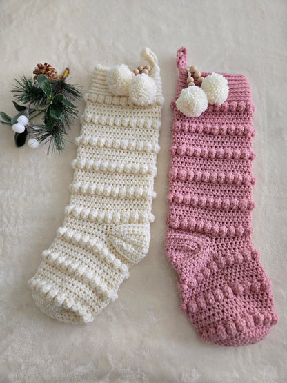 Blush Noel Christmas Stockings