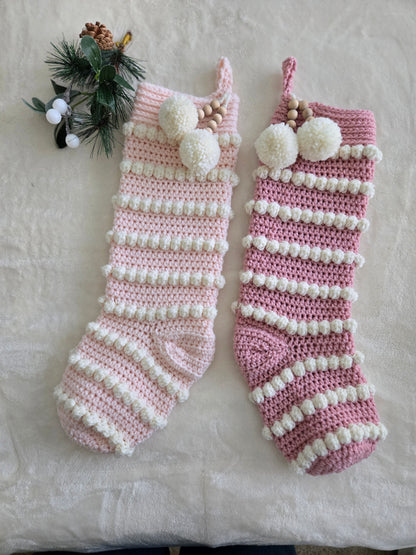 Blush Noel Christmas Stockings