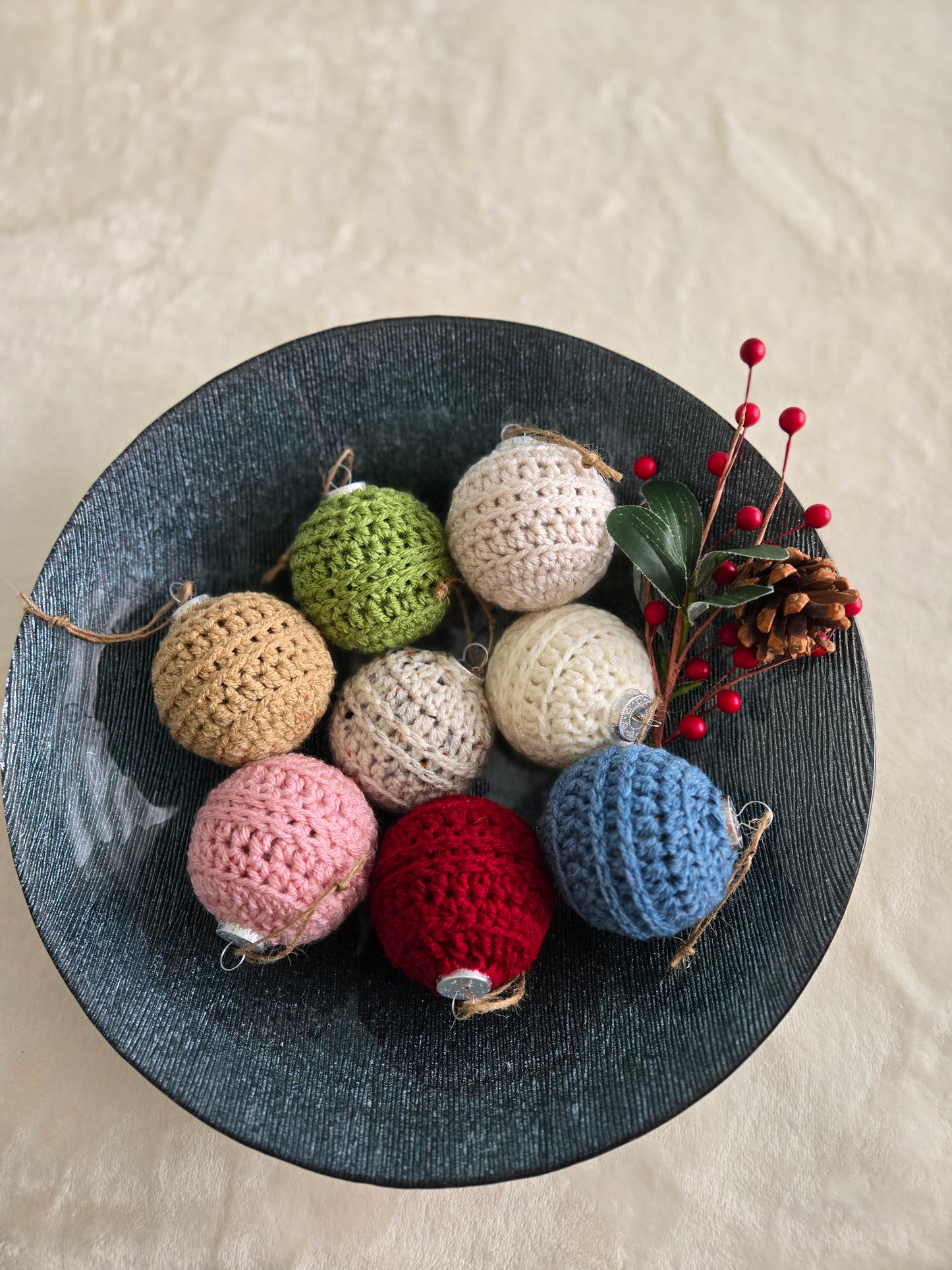 Winter Wishes Crochet Ornaments – Handcrafted Holiday Decorations