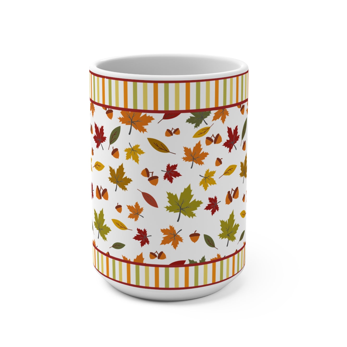 15 oz Fall Coffee Mug – Cozy Autumn Vibes Ceramic Mug