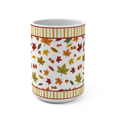 15 oz Fall Coffee Mug – Cozy Autumn Vibes Ceramic Mug