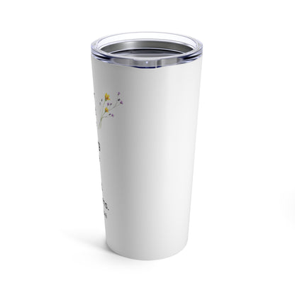 Blossoms of Wisdom Floral Tumbler