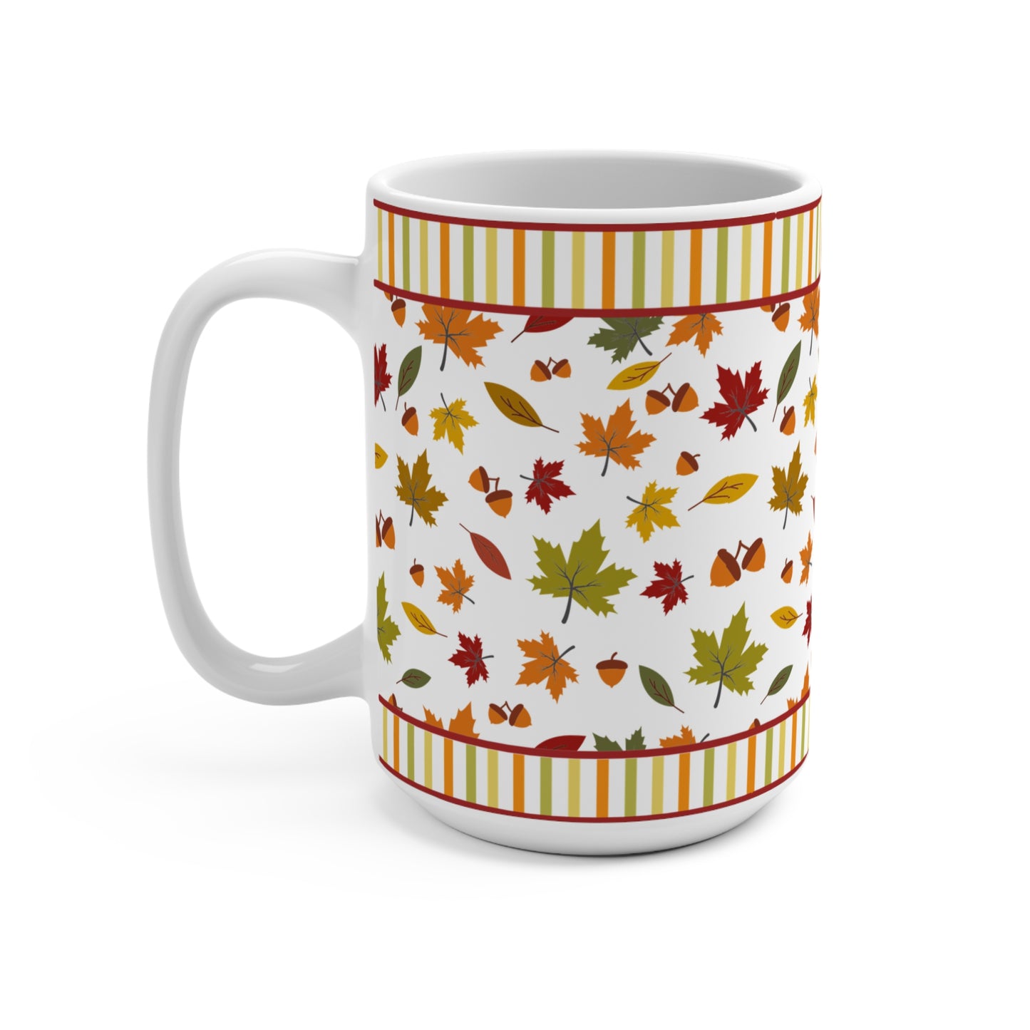 15 oz Fall Coffee Mug – Cozy Autumn Vibes Ceramic Mug