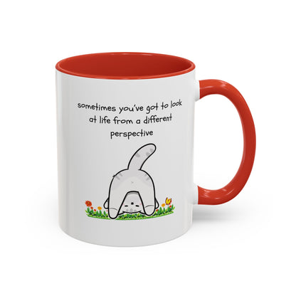 Different Perspective Accent Coffee Mug