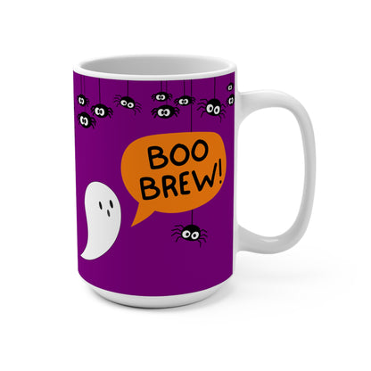 Halloween Boo Brew Mug 15oz Holiday Gift