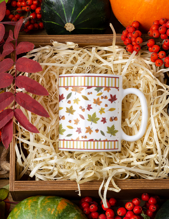 15 oz Fall Coffee Mug – Cozy Autumn Vibes Ceramic Mug