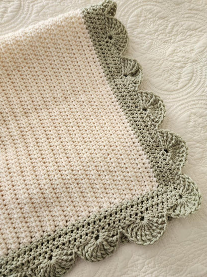 Handmade Crochet Baby Bundle: Blanket, Receiving Blankets & Plush Toy
