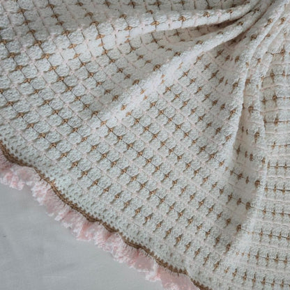 Beautiful Handmade Crochet Baby Blanket - Perfect Heirloom Gift for Babies