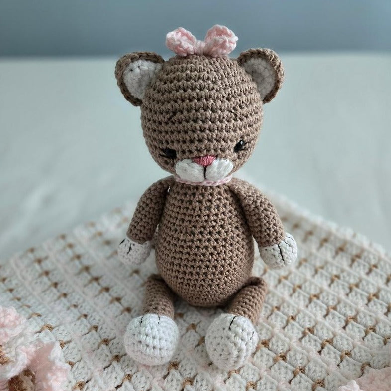 Handmade Crochet Amigurumi Plush Cat