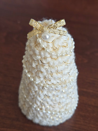 Silver & Gold Mini Christmas Tree Trio