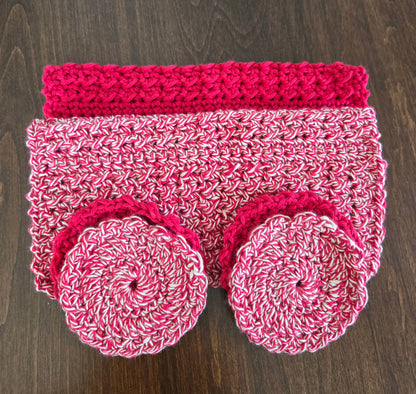 Candy Cane Holiday Spa Gift Set – Handmade Cozy Winter Self-Care