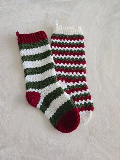 Vintage Evergreen Holiday Stockings