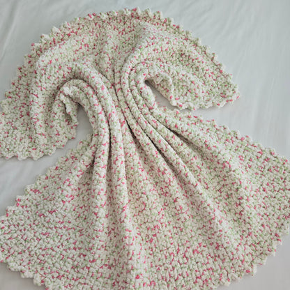 "Fluffy Crochet Baby Blanket- Cozy, Comfort Your Bundle of Joy