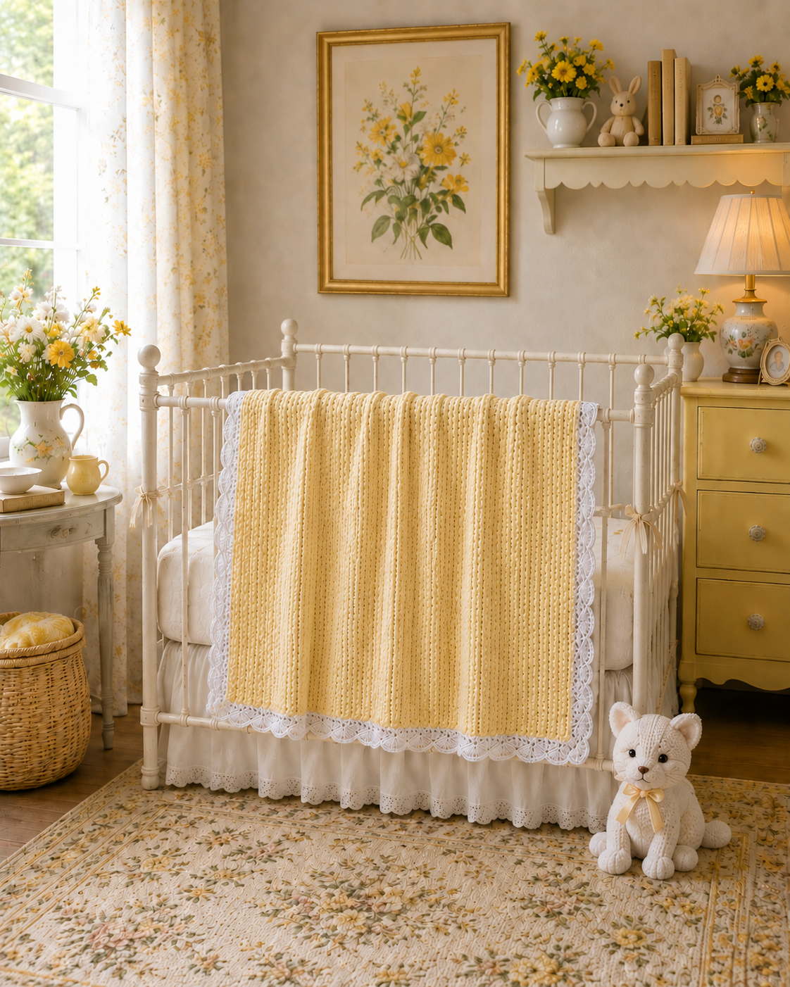 Beautiful Handmade Crochet Baby Blanket - Perfect for Newborn