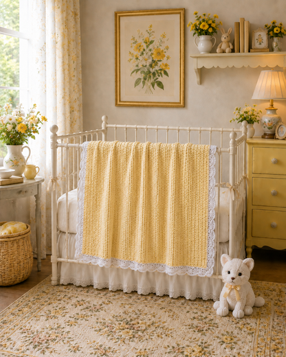 Beautiful Handmade Crochet Baby Blanket - Perfect for Newborn