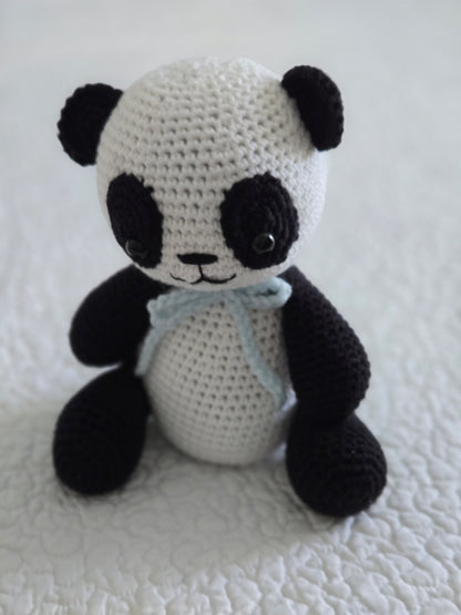 Handmade Crochet Panda Bear Plush | Cute Baby Gift