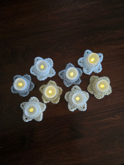 Holiday Star Tea Light Holders – Set of 8