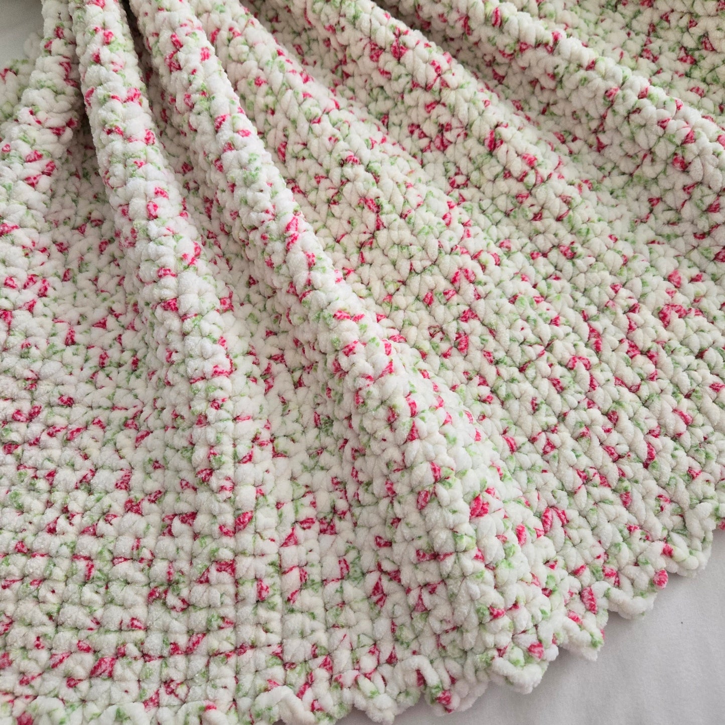 "Fluffy Crochet Baby Blanket- Cozy, Comfort Your Bundle of Joy