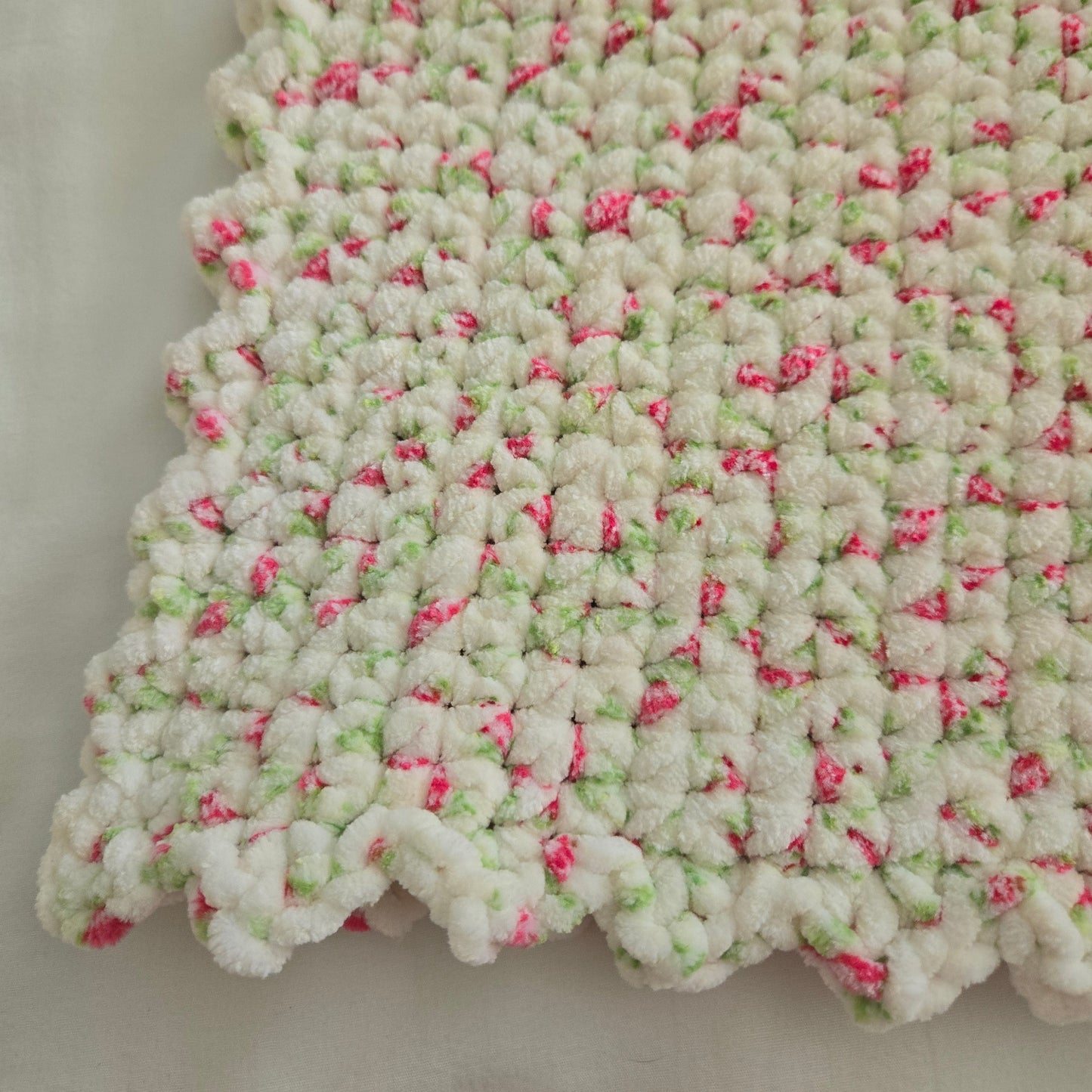 "Fluffy Crochet Baby Blanket- Cozy, Comfort Your Bundle of Joy