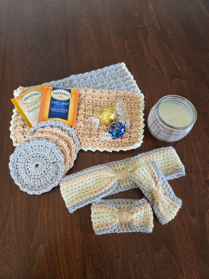 Silver & Gold Holiday Spa Gift Set – Handmade Elegant Self-Care